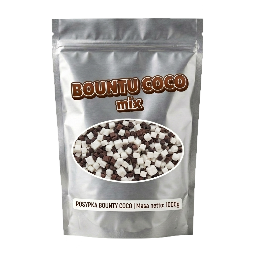 Bountu Topping – Posypka kokosowo-czekoladowa - 1000g