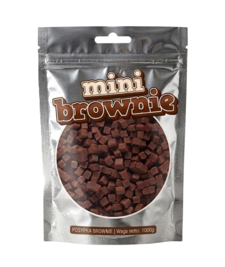 Brownie Topping - Mieszanka kostek brownie z kakao (3,5x3,5mm) - 1000g