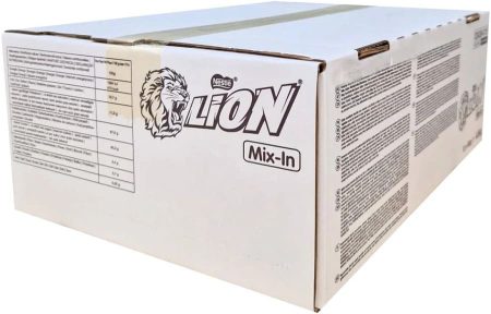 Karton z czekoladami Lion Mix-In marki Nestle