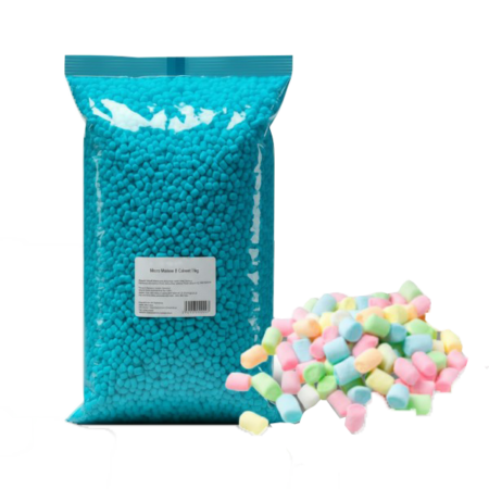 Micro Mallow – pianki marshmallow 6 kolorów  4×1000g