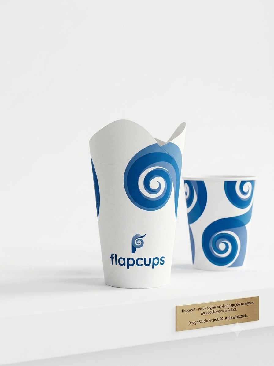 Personalizowane kubki papierowe Flapcups na lody i desery - obrazek 2