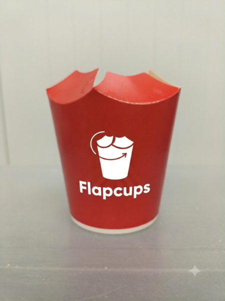 Personalizowane kubki papierowe Flapcups na lody i desery